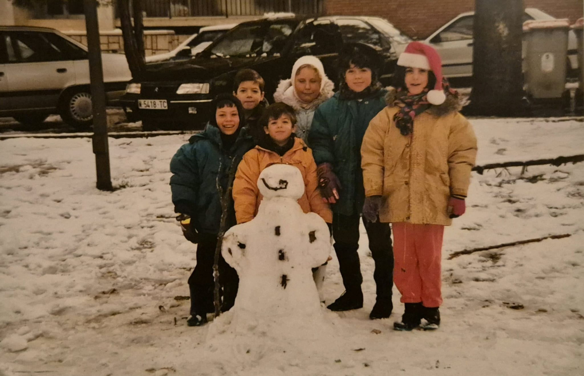 La nieve en el parque