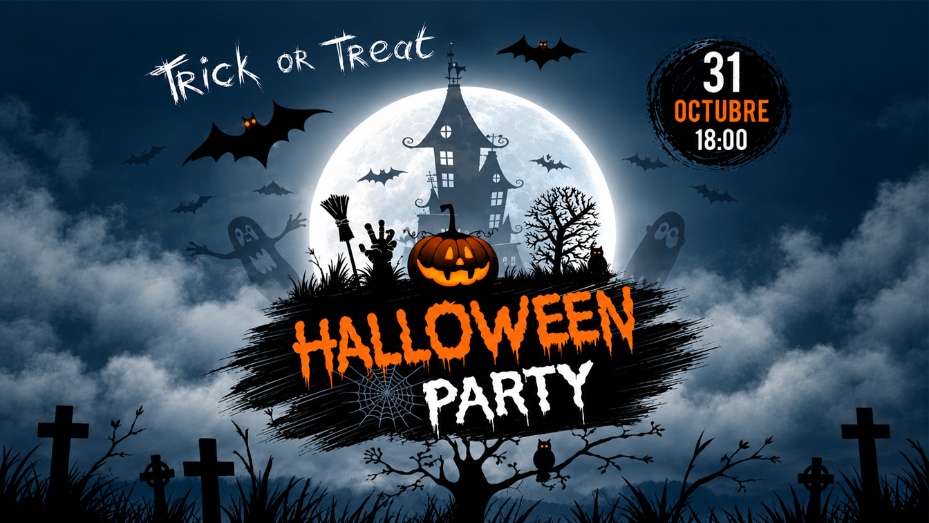 Fiesta de Halloween 2026: ven a pasarlo de miedo